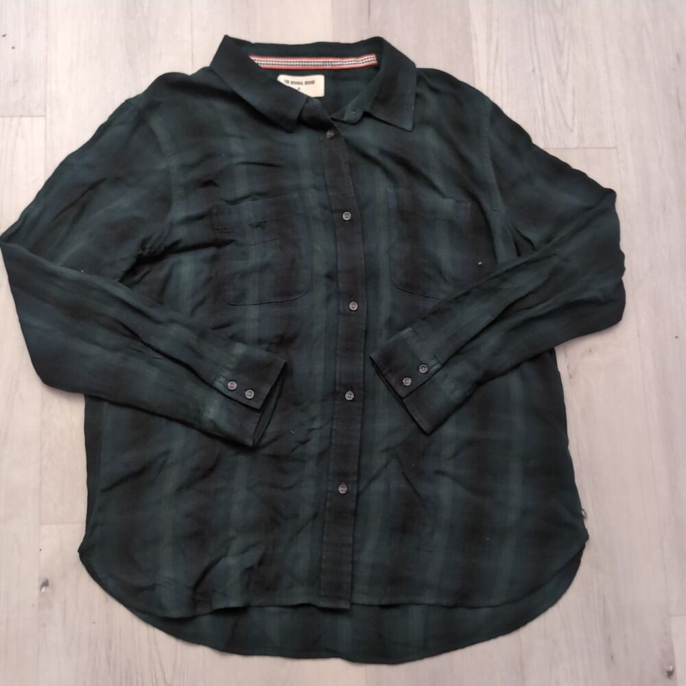 The Normal Brand Shirt Men XL Multi Color  Long sleeve button